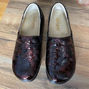 ALEGRIA Keli shoe Amber leaded glass